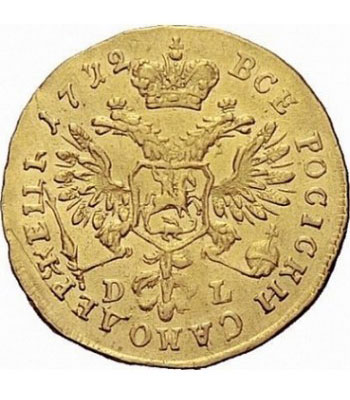 1 червонец 1712 года Петр 1