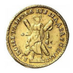 2 рубля 1723 року Петро 1