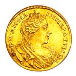 Золотые монеты Анны Иоанновны