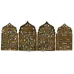 Бронзовые иконы и складны в эмалях