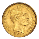 Золотые монеты Колумбии