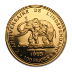 Золотые монеты Конго