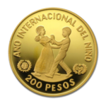 Золотые монеты Доминиканской Республики