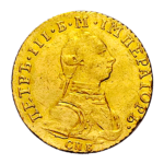 Золотые монеты Петра 3