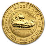 Золота монета 50 доларів 1987 року. Австралія. Самородки
