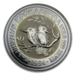 Срібна монета 30 доларів 1994 рік. Австралія. Кукабарра