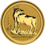 Золота монета 5 доларів 1997 року. Австралія. Лунар. Рік Бика