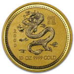 Золота монета 1000 доларів 2000 року. Австралія. Лунар. Рік Дракона