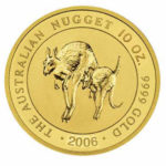 Золота монета 1000 доларів 2006 року. Австралія. Червоний кенгуру