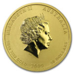 Золота монета 50 доларів 2009 року. Австралія. Лунар. Рік Бика