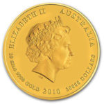 Золота монета 30000 доларів 2010 року. Австралія. Лунар. Рік Тигра