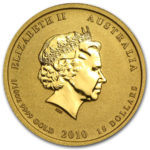 Золота монета 15 доларів 2010 року. Австралія. Лунар. Рік Тигра