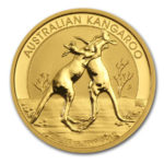 Золотая монета 50 долларов 2010 год. Австралия. Красный кенгуру