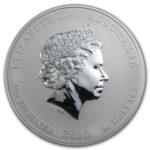 Срібна монета 30 доларів 2010 року. Австралія. Лунар 2. Рік Тигра