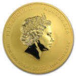 Золота монета 1000 доларів 2012 року. Австралія. Лунар. Рік Дракона