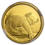 Золота монета 15 доларів 2012 року. Австралія. Коала
