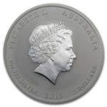 Серебряная монета 2 доллара 2013 год. Австралия. Лунар. Год Змеи