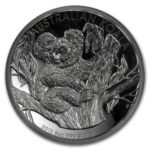 Срібна монета 8 доларів 2013 року. Австралія. Коала