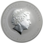 Серебряная монета 1 доллар 2014 год. Австралия. Лунар. Год Лошади