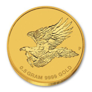 Золотая монета 2 доллара 2015 год. Австралия. Клиновидный орел