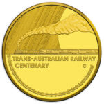 Золота монета 10 доларів 2017 року. Австралія. Століття Транс-австралійської залізниці