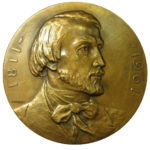 Памятная настольная медаль 150 лет со дня рождения В.Г.Белинского