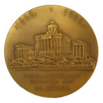 Памятная настольная медаль 100 лет Государственной библиотеке СССР им.В.И.Ленина