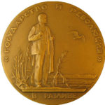 Памятная настольная медаль Ленин в Разливе