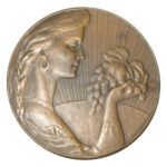 Памятная настольная медаль 40 лет Молдавской ССР и Компартии Молдавии