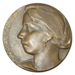 Памятная настольная медаль 100 лет со дня рождения В.Ф.Комиссаржевской