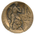 Памятная настольная медаль 400 лет со дня смерти Микеланджело Буонаротти