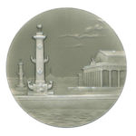 Памятная настольная медаль Ленинград. Ростральные колонны