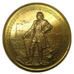 Памятная настольная медаль 250 лет со дня основания города Ленинграда