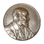 Памятная настольная медаль 50 лет научной деятельности И.П.Павлова