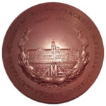 Памятная настольная медаль 100 лет Лениградскому металлическому заводу им.Сталина