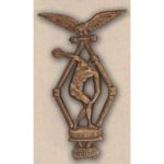 Нагрудный знак выпуска Киевского института спорта и допризывной подготовки. 20-е гг.