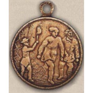 Памятный жетон (знак) в честь годовщины Октября. 1917 г.