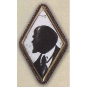 Траурный знак (жетон) с Изображением Ленина. 1924 г.