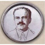 Знак (жетон) с изображением Молотова. 30-е гг.