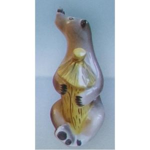 Статуэтка На пасеке (медвежонок с ульем)