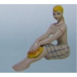 Статуетка заводу Чайка Дівчина з соняшником