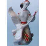 Статуетка Дівчина з лебедем