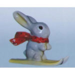 Статуетка Заєць-лижник