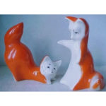 Статуетка Дві лисички, що грають