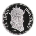 Медаль НБУ Золотая Фортуна. Полуимпериал. Данило Галицкий 2015 год