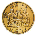 Медаль НБУ. Знаки зодиака. Близнецы