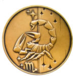 Медаль НБУ. Знаки зодиака. Скорпион