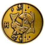 Медаль НБУ. Знаки зодиака. Рыбы