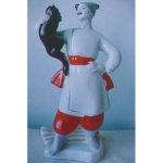 Статуетка Вакула з чортом