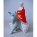 Статуетка ЛФЗІ Узбечка на віслюку